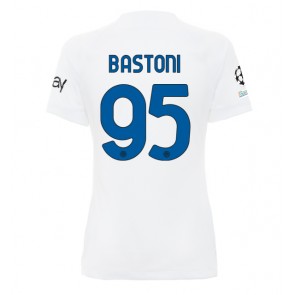 Inter Milan Alessandro Bastoni #95 Gostujuci Dres za Ženska 2023-24 Kratak Rukavima